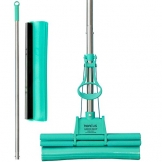 ABACUS GREEN MOP Set 30-01 (6061) -- Green Mop 30 cm + Stiel + 30cm Ersatzschwammm -- Doppelwringer Mop saugstarker Wischmop PVA Bodenwischer Wringmop Mopp GreenMopp GreenMop Wischmopp -- ABACUS - 1