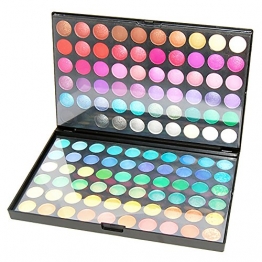 Accessotech 120 Farben Eyeshadow Lidschatten-Palette Makeup Kit Set Make Up Professional Box - 1