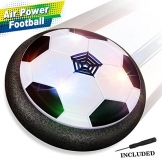 Air Power Fußball - Baztoy Hover Power Ball Indoor Fußball mit LED Beleuchtung, Perfekt zum Spielen in Innenräumen ohne Möbel oder Wände zu beschädigen - 1