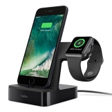 Belkin PowerHouse 2-in-1 Ladestation (geeignet für die Apple Watch und das iPhone mit 1,2 m Ladekabel) schwarz - 1