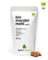 BIO MANDELMEHL | Premium | Weiss | Low-Carb | Glutenfrei | Vegan | Entölt | Proteinreich | Ballaststoffreich | Paleo Superfood | Nachhaltig und Fair angebaut | 400g - 1