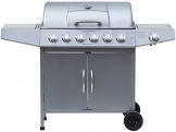 El Fuego Gasgrill, Dayton 6 Plus 1, silber, 53 x 127,5 x 97 cm, AY0460 - 1