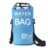 Mountaintop Trockentasche 10L - Wasserdichte Taschen, ideal für Bootfahren / Kajakfahren / Angeln / Rafting / Schwimmen / Schwimmende / Camping - Schützt Telefon / Kamera / Kleidung / Dokumente von Wasser, Sand, Staub und Schmutz - 8