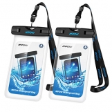 Mpow Wasserdichte Handy Hülle, 2 Stück Wasserdichte Hülle,Staubdichte,Stoßfeste, Schneeschutzanlage Wasserdichte Hülle für iPhone SE/6s/Plus/6/5s/5/5C,Galaxy S7,Huawei P8 usw bis zu 6 Zoll - 1