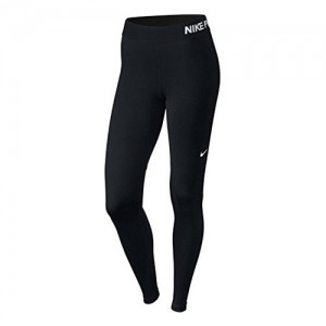 Nike Damen Pro Cool Trainings-Tights, schwarz/weiß S - 1