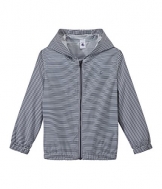 Petit Bateau Jungen Jacke Coupe Vent 28349, Mehrfarbig (Smoking/Marshmallow 18), 128 (Herstellergröße: 8ans/128cm) - 1