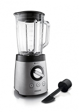 Philips HR2195/08 Standmixer (900W, mit 21.000 U/min, für Smoothies und Milchshakes) schwarz/silber - 1