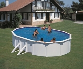 Pool-Set Feeling oval 500x300x120 cm weiß - 1