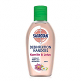 Sagrotan Hand-Desinfektionsgel Kamille & Lotus Desinfektionsmittel für die Hände in handlicher Reisegröße – 1 x 50 ml antibakterielles Gel - 1